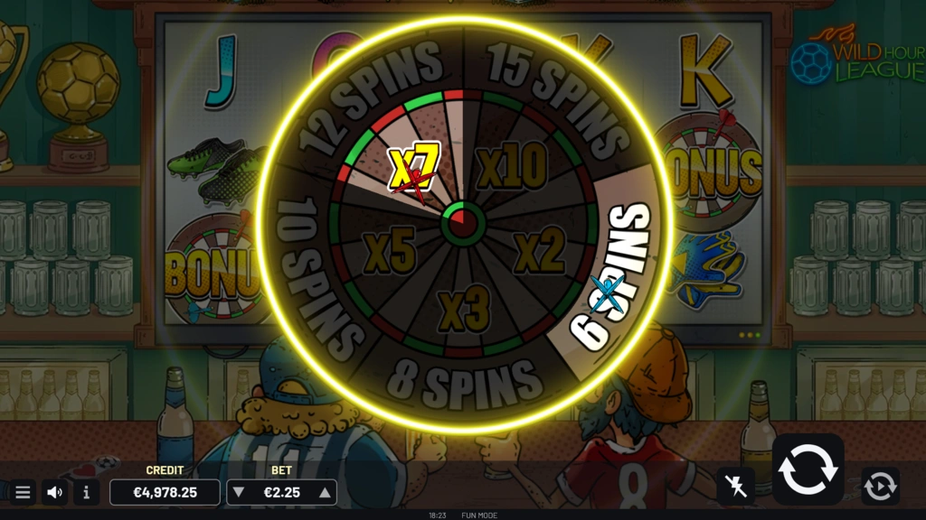 Wild Hour League Free Spins
